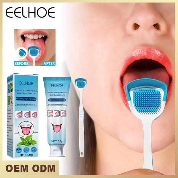 Eelhoe Tongue Cleansing Gel with Brush