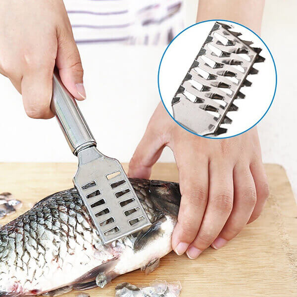 Stainless Steel Fish Skin Scraper Remover Cleaner